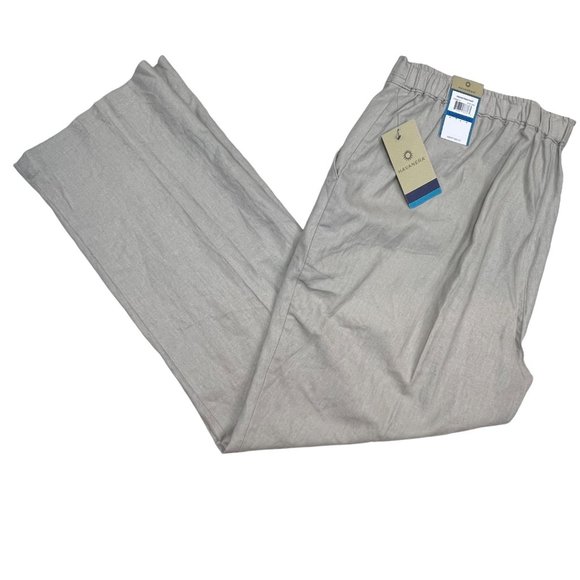 Havanera Other - Havanera Mens Silver Lining Flat Front Drawstring Pants Size Large